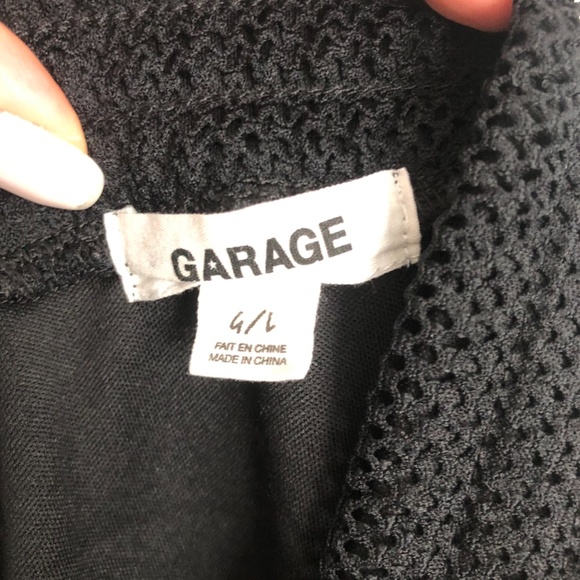 Mesh Black Skirt with Black Built-in slip skirt - Picture 2 of 2